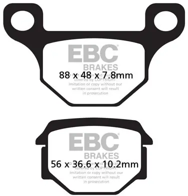 Origineel EBC - FA093 - Brake Pads - Organisch