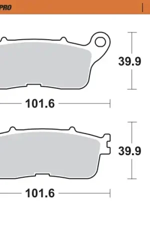 MOTO MASTER - 407802 - Brake Pads - Sinter Meest Verkocht