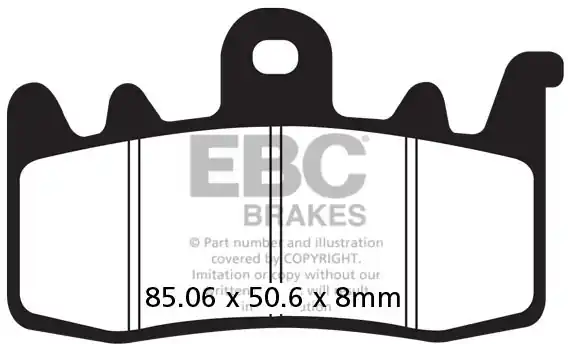 Professioneel EBC - FA630 - Brake Pads - Organisch