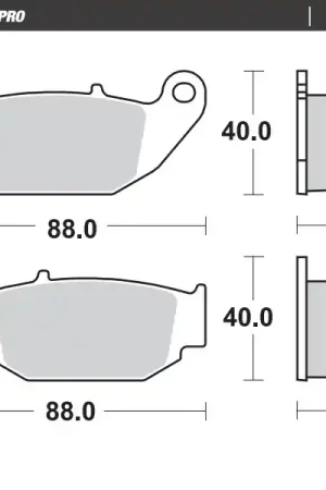 Goedkoop MOTO MASTER - 410604 - Brake Pads - Ceramic Street