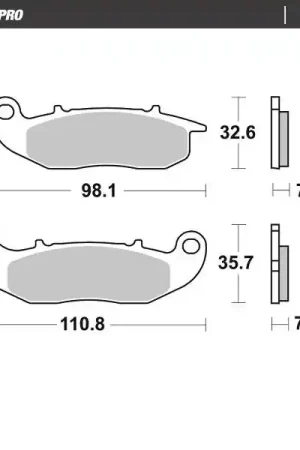 Express Levering MOTO MASTER - 414104 - Brake Pads - Ceramic