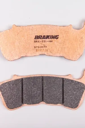 Gratis Retour BRAKING - 973 CM77 - Brake Pads - Sintered