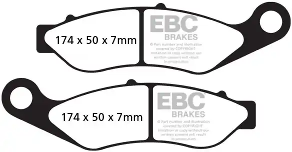 EBC - FA638HH - Brake Pads - Sintered Sportbike Bestseller