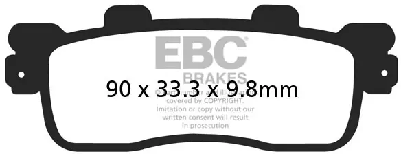 Meest Verkocht EBC - SFAC498 - Brake Pads - Carbon Scooter Remmen
