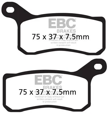 Topkwaliteit EBC - FA462R - Brake Pads - Sintered R