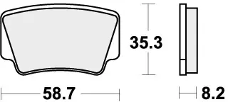 SBS - 867SI BRAKE PADS SINTER - Brake Pads - OFF ROAD Must-Have