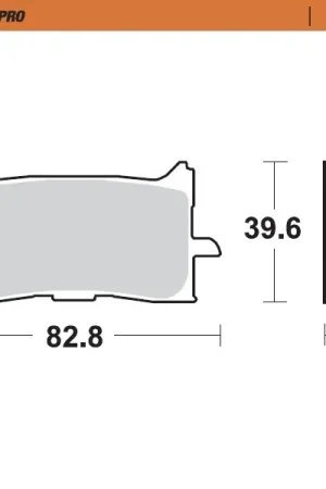 MOTO MASTER - 412701 - Brake Pads - Sinter Op = Op