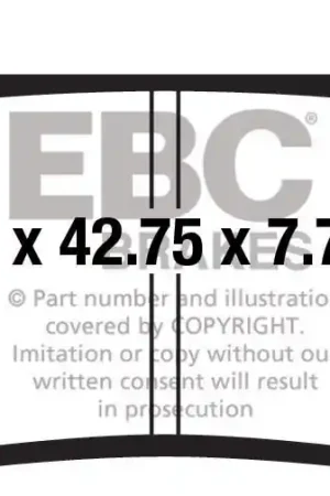Modern EBC - EPFA700HH - Brake Pads - Extreme Pro Sinter
