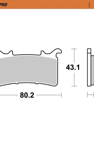 Lage Prijs MOTO MASTER - 414301 - Brake Pads - Sinter Front