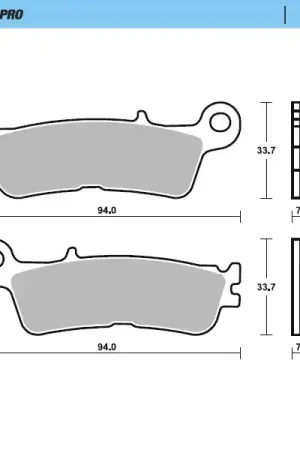MOTO MASTER - 099812 - Brake Pads - Sinter Racing Off Road Seizoensaanbieding