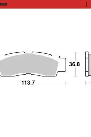 MOTO MASTER - 082011 - Brake Pads - Sinter Racing Ambachtelijk
