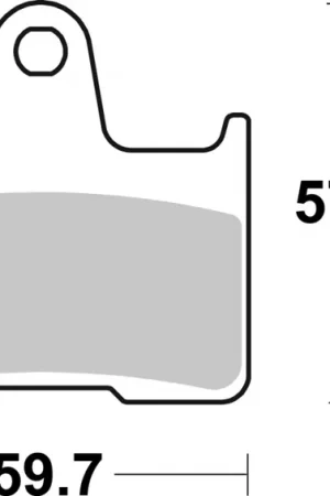 SBS - 984RQ BRAKE PADS ORGANIC RACING - Brake Pads - Compatibel met BMW M 1000 RR Seizoensaanbieding