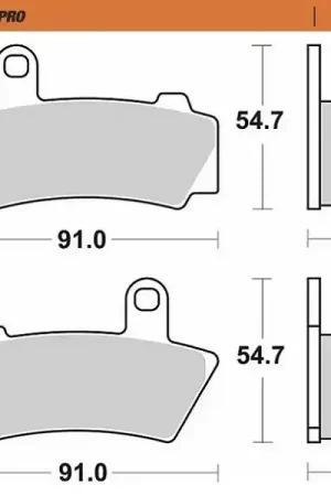 MOTO MASTER - 415702 - Brake Pads - Sinter Rear Direct Verzonden