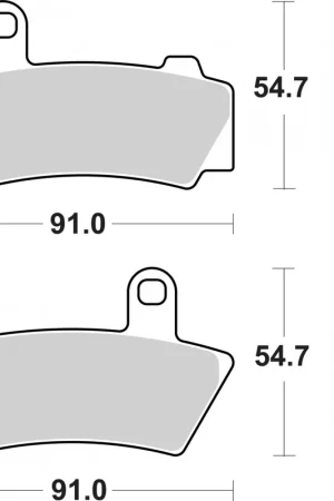 Betaalbaar SBS - 995LS BRAKE PADS SINTER - Brake Pads - STREET