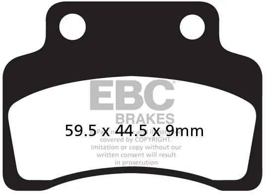 EBC - SFAC235 - Brake Pads - Carbon Scooter Remblokken Limited Edition