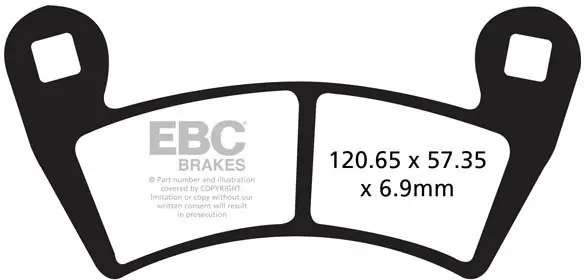 Bestseller EBC - FA452R - Brake Pads - Sintered R Remblokken