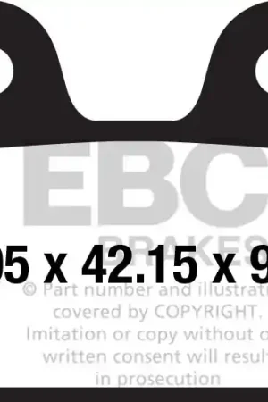 Beste Prijs EBC - FA 710V - Brake Pads - Semi-sintered