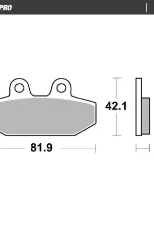 Snelle Levering MOTO MASTER - 414504 - Brake Pads - Roadpro Ceramic