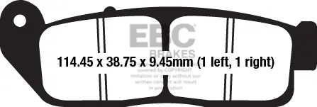 Fabrieksprijs EBC - FA672 - Brake Pads - Organic