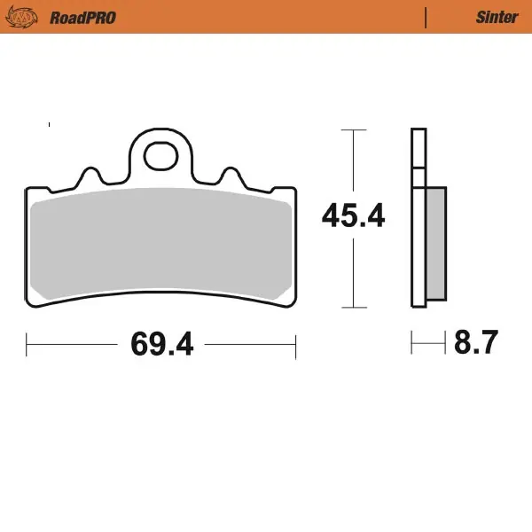MOTO MASTER - 413203 - Brake Pads - STREET Rechtstreeks Van De Fabrikant