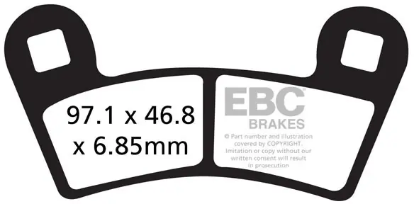 EBC - SXR456HH - Brake Pads - SINTERED SXR DISC PAD SET Tijdelijk Beschikbaar