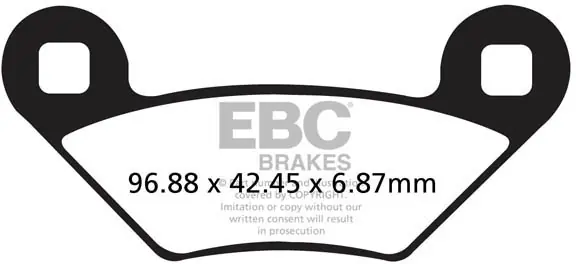 Veilige Betaling EBC - FA475TT - Brake Pads - Organic