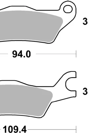 SBS - 951HS BRAKE PADS SINTER - Brake Pads - STREET Exclusieve Aanbieding