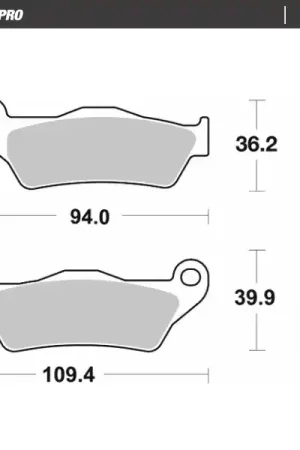 Korting MOTO MASTER - 415304 - Brake Pads - RoadPro Ceramic