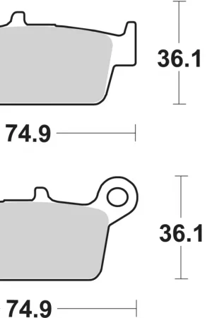 SBS - 116CT - Brake Pads - Organisch Beste Prijs