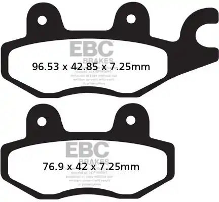 EBC - SFA635 - Brake Pads - Organisch Merkproduct