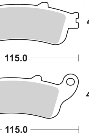 SBS - 156CT - Brake Pads - Organic Remblokken Lage Kosten