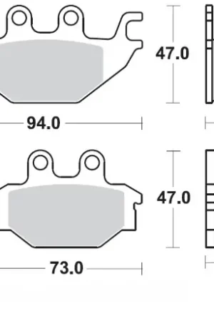 Goedkoop MOTO MASTER - 098321 - Brake Pads - SINTER NITRO - OFF ROAD