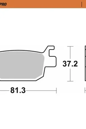 Superprijs MOTO MASTER - 415502 - Brake Pads - Sintered Rear
