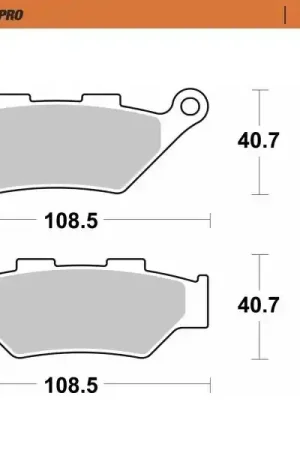 Tijdelijk Beschikbaar MOTO MASTER - 415601 - Brake Pads - Sinter Front