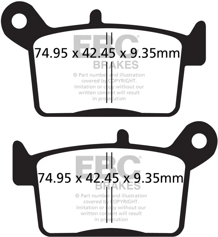 Gratis Verzending EBC - FA697HH - Brake Pads - Sintered Sportbike