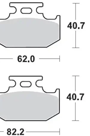 Express Levering MOTO MASTER - 095011 - Brake Pads - Sinter Racing Off Road
