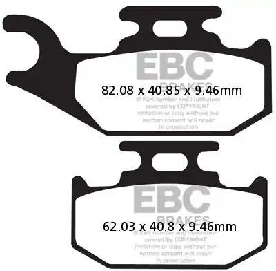 Finale Uitverkoop EBC - FA317TT - Brake Pads - Organic