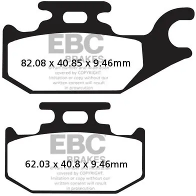 EBC - SXR307HH - Brake Pads - Sintered Disc Pad Set Limited Edition