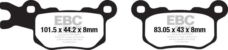 EBC - SXR685HH - Remblokken - Sintered Trendy