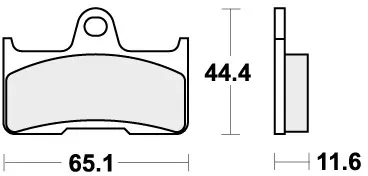 Flitsaanbieding SBS - 799RSI - Brake Pads - Off Road Racing
