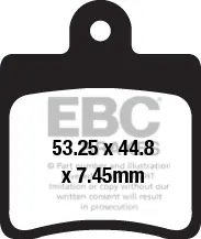 EBC - SFA661/4 - Brake Pads - Organic Superprijs