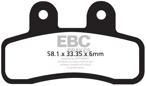 Actieprijs EBC - FA448 - Brake Pads - Organisch