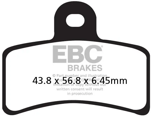 Lage Kosten EBC - FA291 - Brake Pads - Organisch