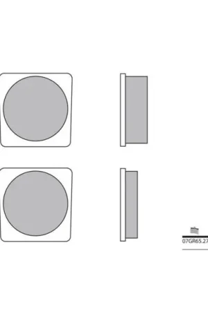 Bestseller BREMBO - 07GR6527 - Brake Pads - Organic Genuine