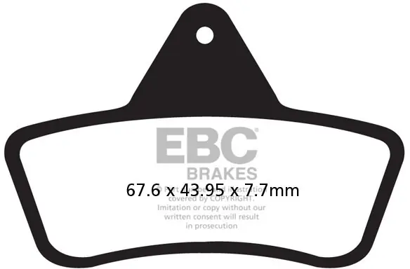 EBC - FA271R SINTERED R - Brake Pads - Hoge remkracht Authentiek