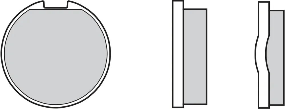 Koopje BREMBO - 07KA0328 - Brake Pads - Organic Genuine