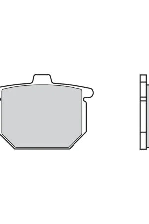 BREMBO - 07HO1212 - Brake Pads - Organic Genuine Hoge Kwaliteit