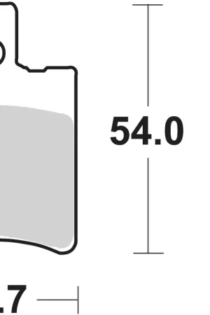 SBS - 114CT BRAKE PADS ORGANIC - Brake Pads - Geschikt voor scooters Luxe