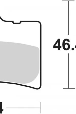 Korting SBS - 126HF - Brake Pads - Organic - STREET