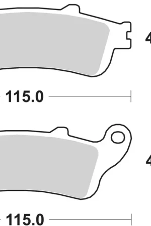 Premium SBS - 147MS BRAKE PADS SINTER - Brake Pads - Scooter